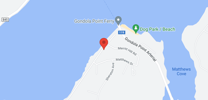 map of 662 Gondola Point Road